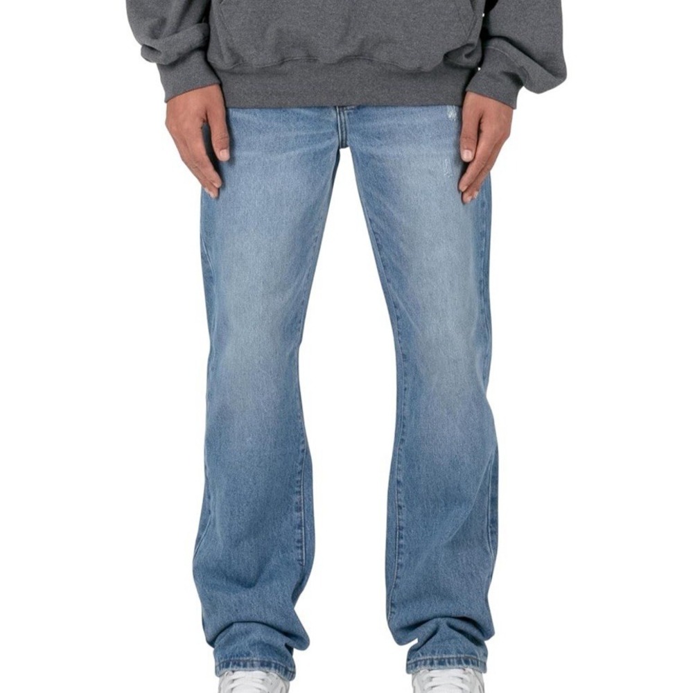 NWT mnml Men's Straight Every Day Denim Jeans - Medium Blue - Size 42x34‎